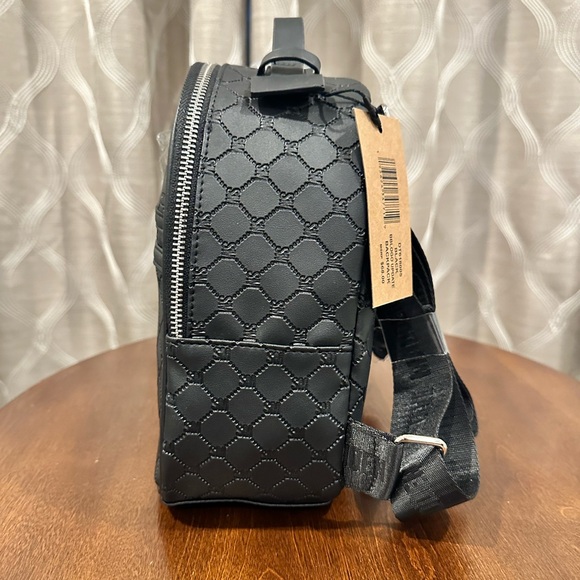 Steve Madden, Black, Faux Leather Backpack - Picture 5 of 11